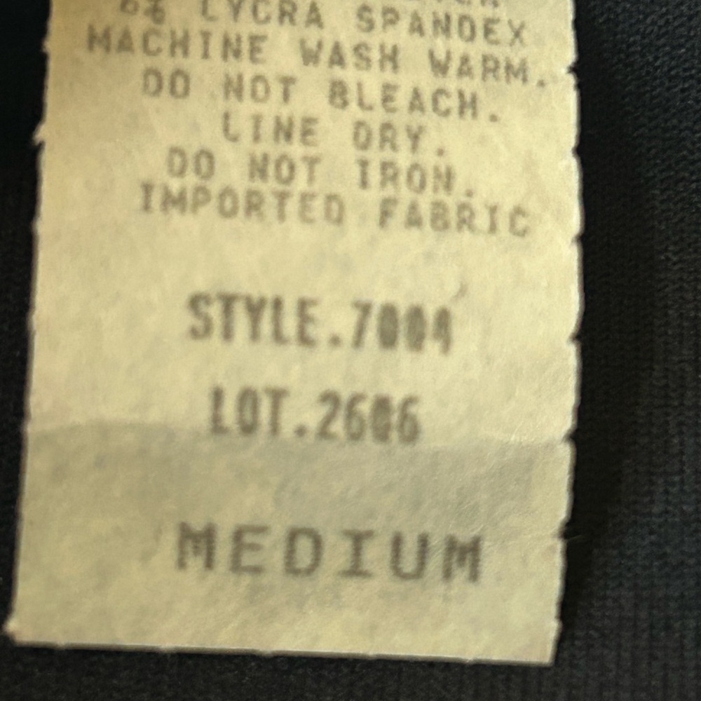 90s Black Velvet Side Tie Dance Top Ballet Jazz Medium - Picture 5 of 5